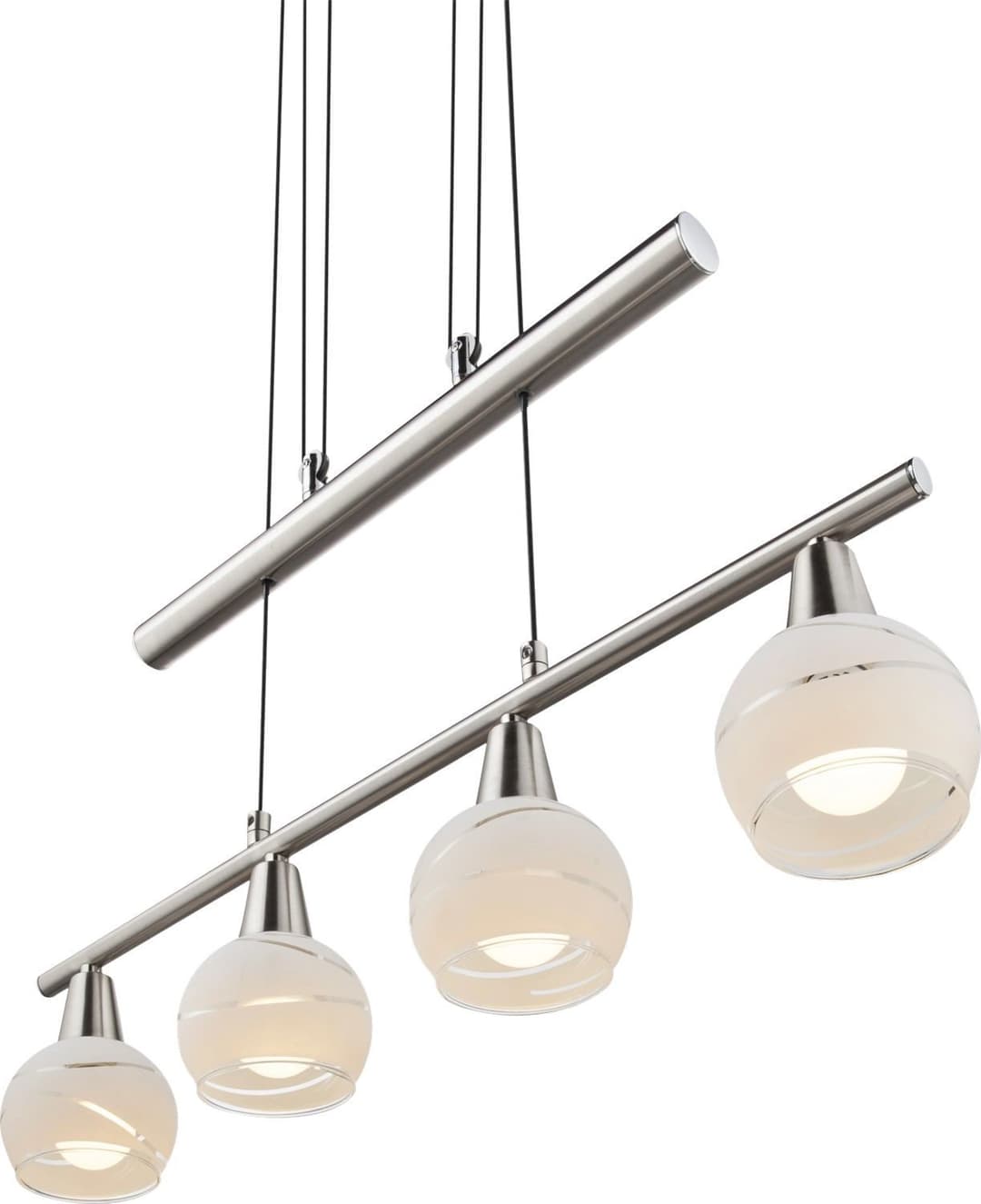 GLOBO LIGHTING LED-Hängeleuchte ELLIOTT | Silber