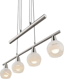 GLOBO LIGHTING LED-Hängeleuchte ELLIOTT | Silber