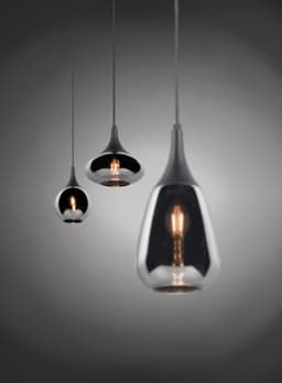 TRIO Leuchten Pendelleuchte Lumina | Schwarz