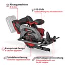 Einhell Akku-Handkreissäge TP-CS 18/136-C Li BL - Solo | Schwarz 4