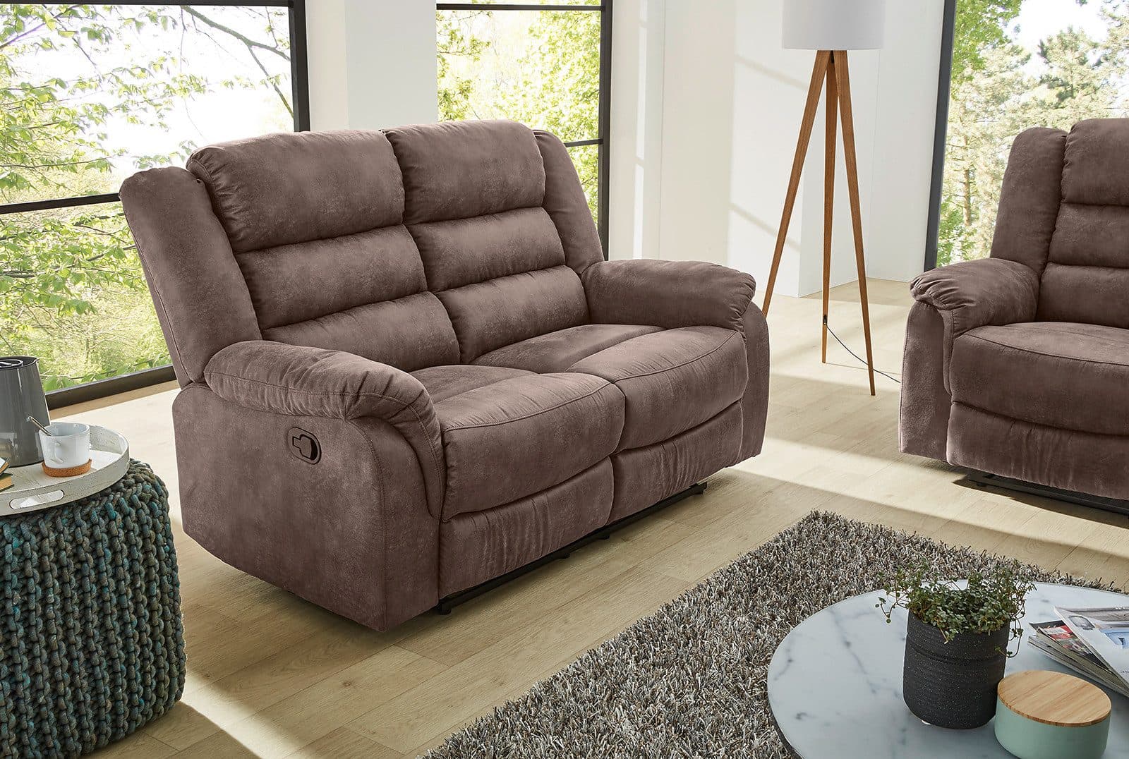 Jockenhöfer Gruppe 2-Sitzer Cleveland | Braun