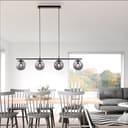 JUST LIGHT Pendelleuchte BIG WIDOW | Schwarz 3