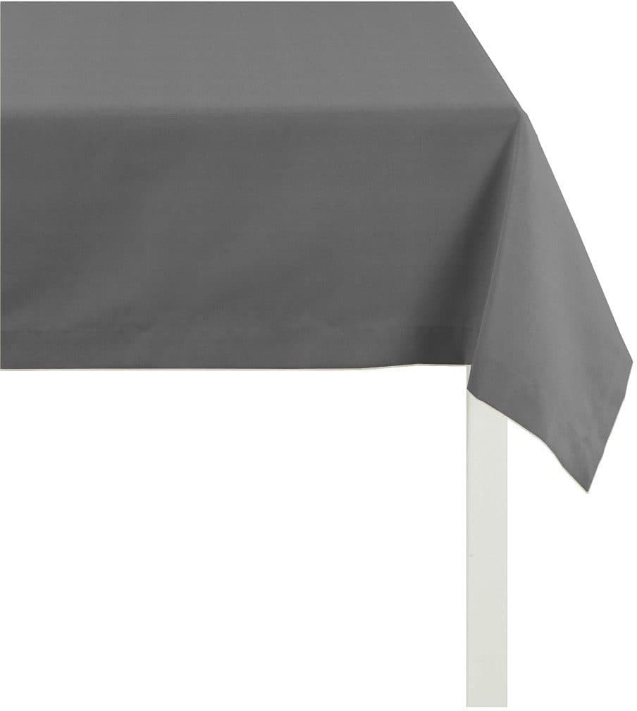 APELT Tischdecke 4362 Rips - UNI | Grau