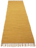 carpetfine Teppich Kelim Chindi uni | Gelb 2