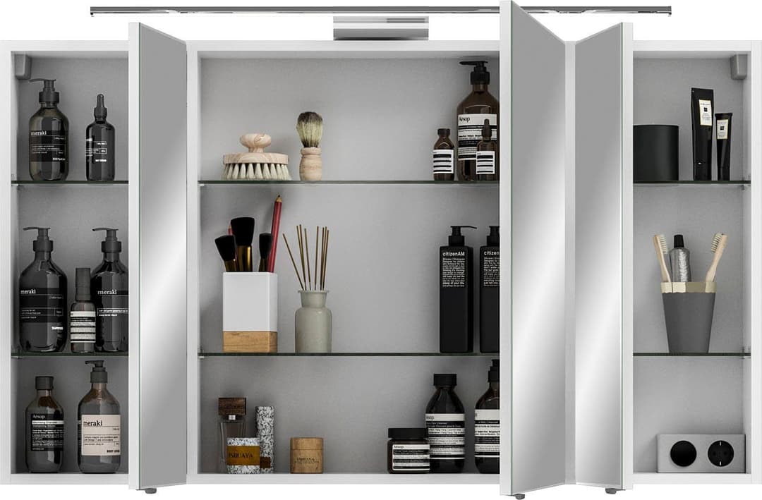 Saphir Spiegelschrank 6005 Sprint Badschrank | Weiß