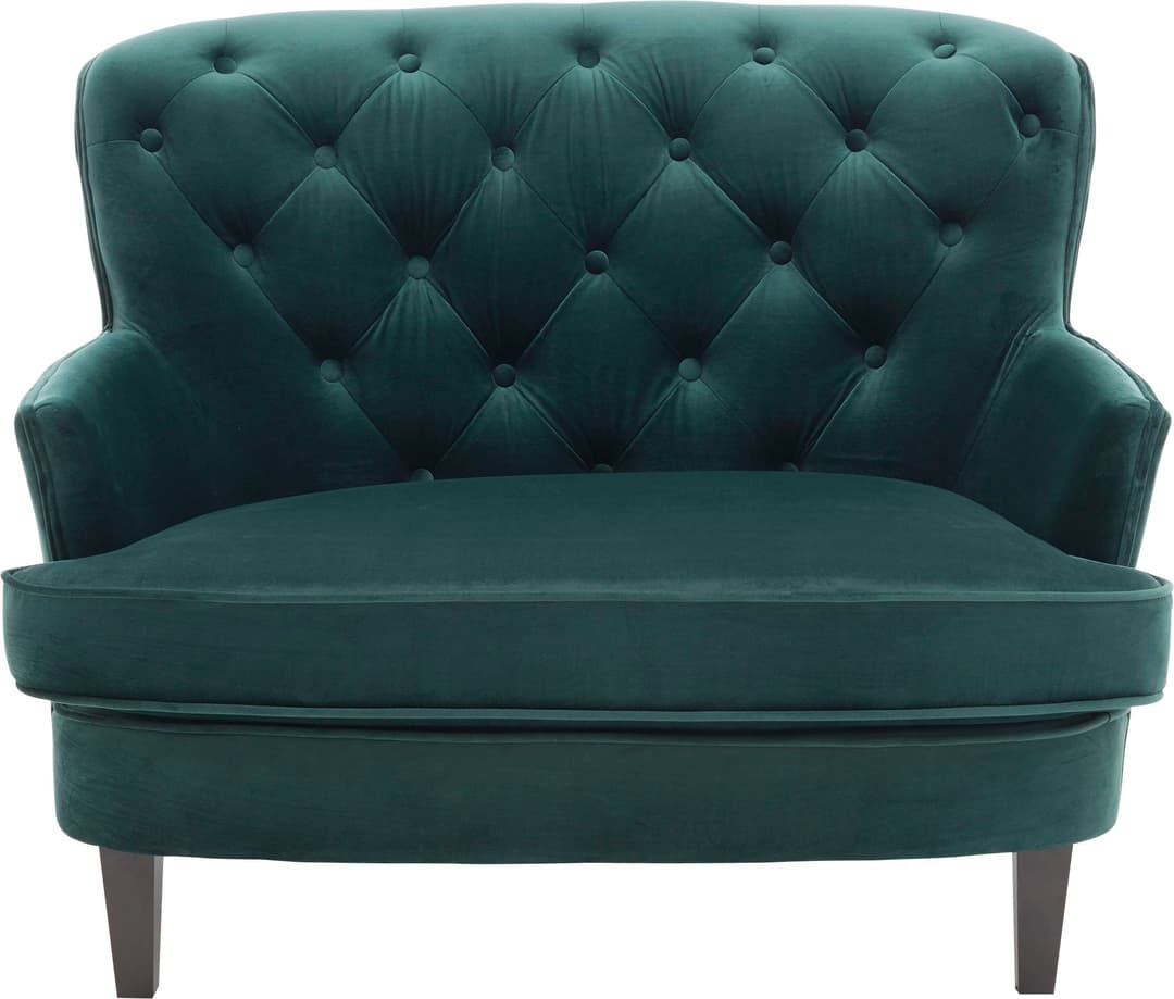 ATLANTIC home collection Leo 1,5-Sitzer Sessel | Grün