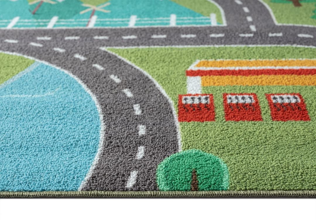 the carpet Teppich Happy Life | Grün