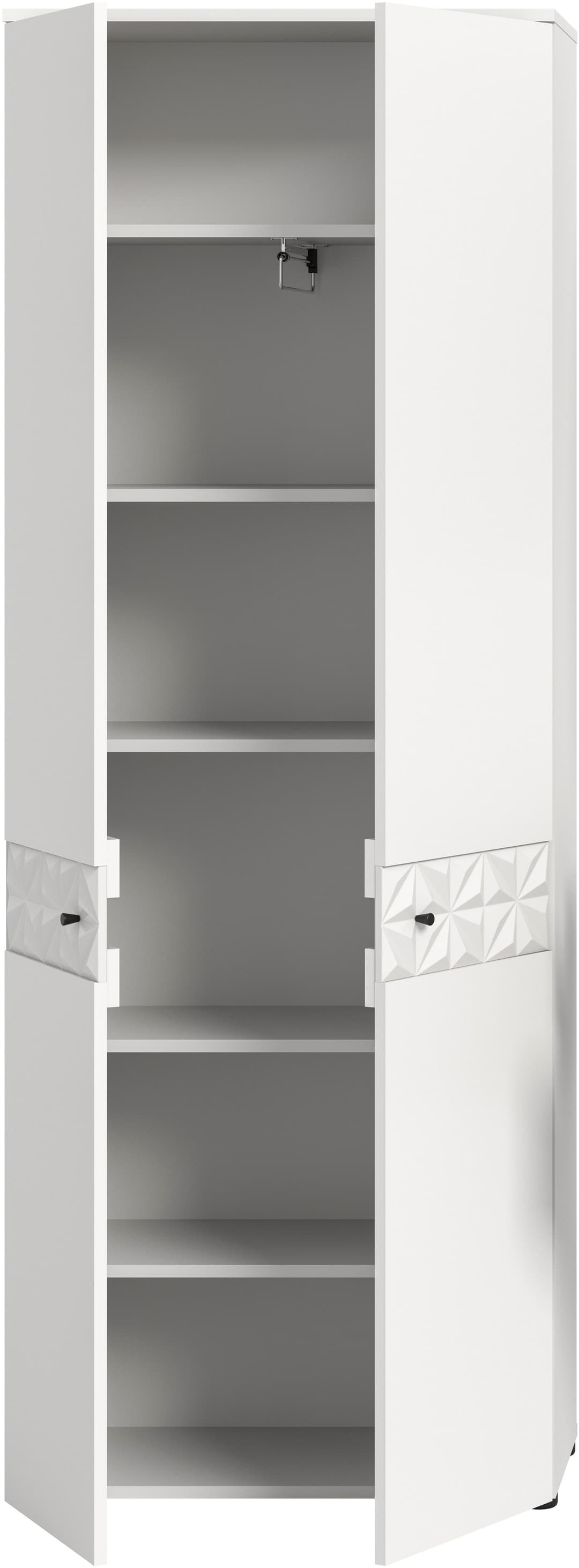 Home affaire Garderobenschrank VICENZA | Weiß