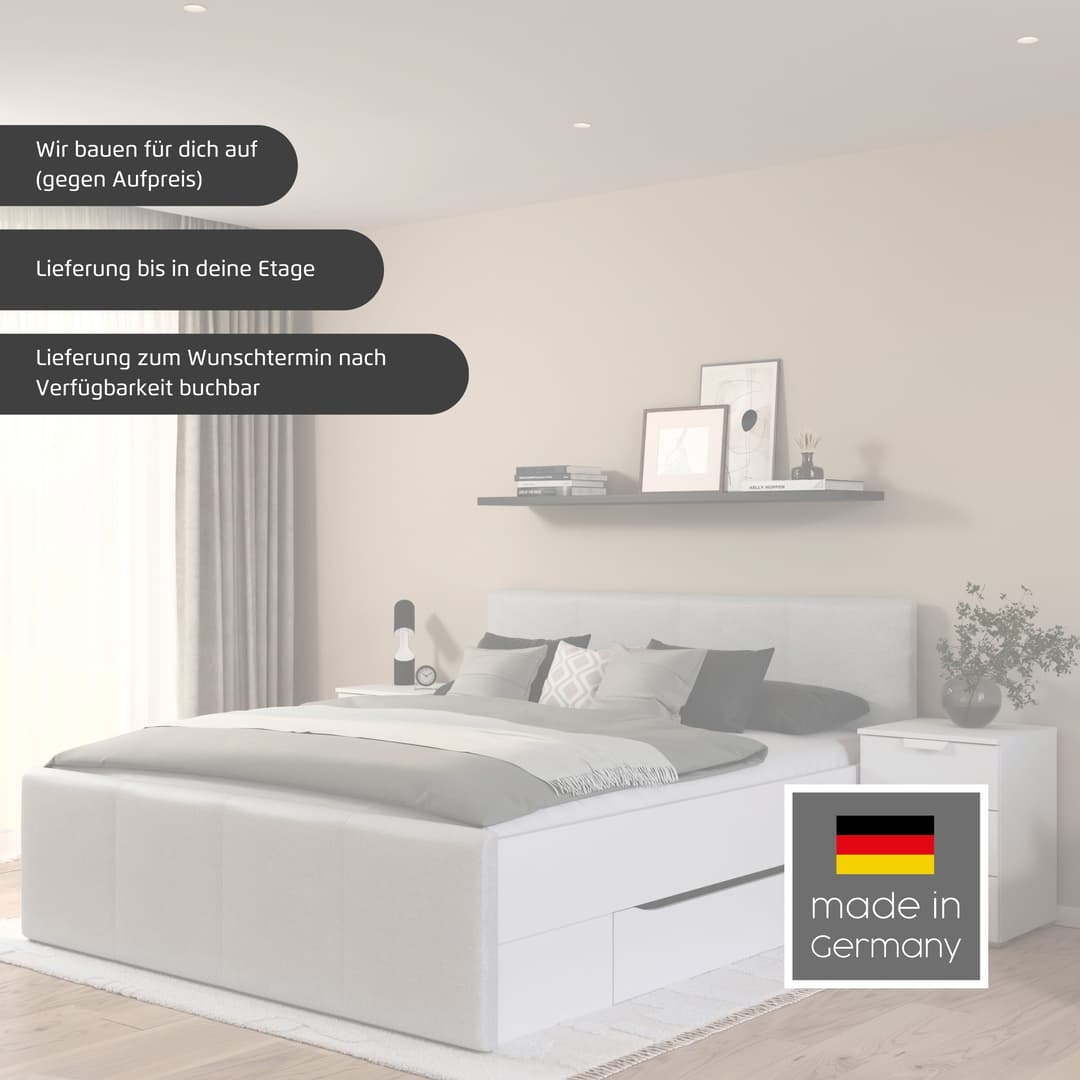 OTTO home AGORDO Doppelbett | Beige