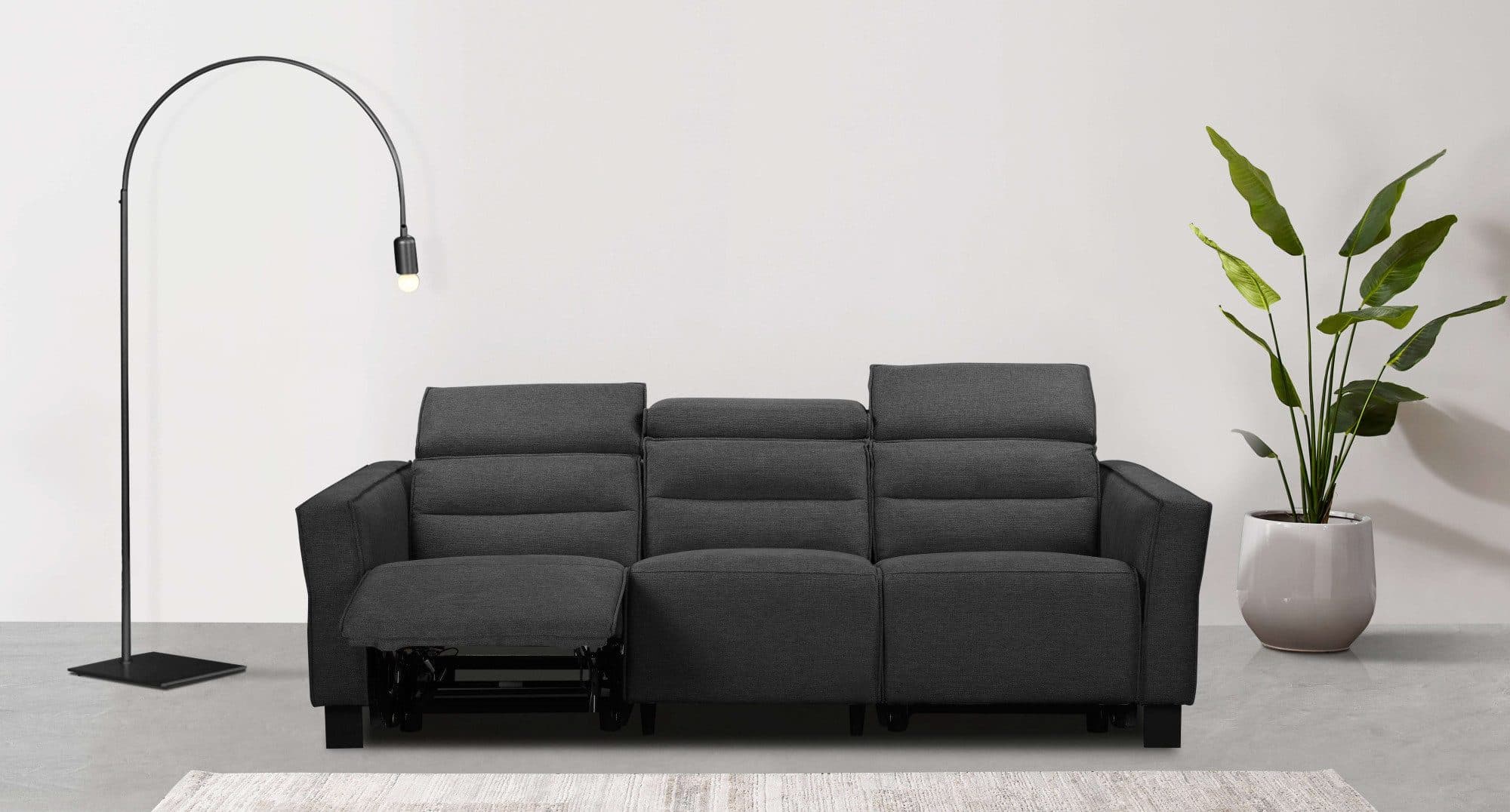 Home affaire 3-Sitzer Carpari | Grau