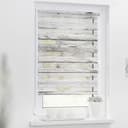 Doppelrollo Duo Rollo Motiv Bretter-Vintage | Holztöne 2