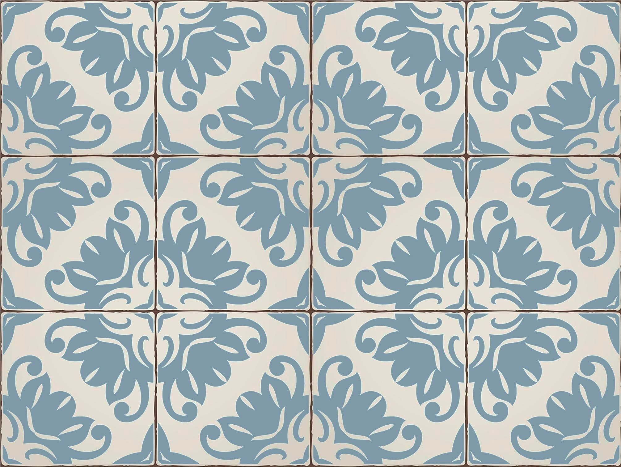 Home affaire Fliesenaufkleber Ornamente | Grau