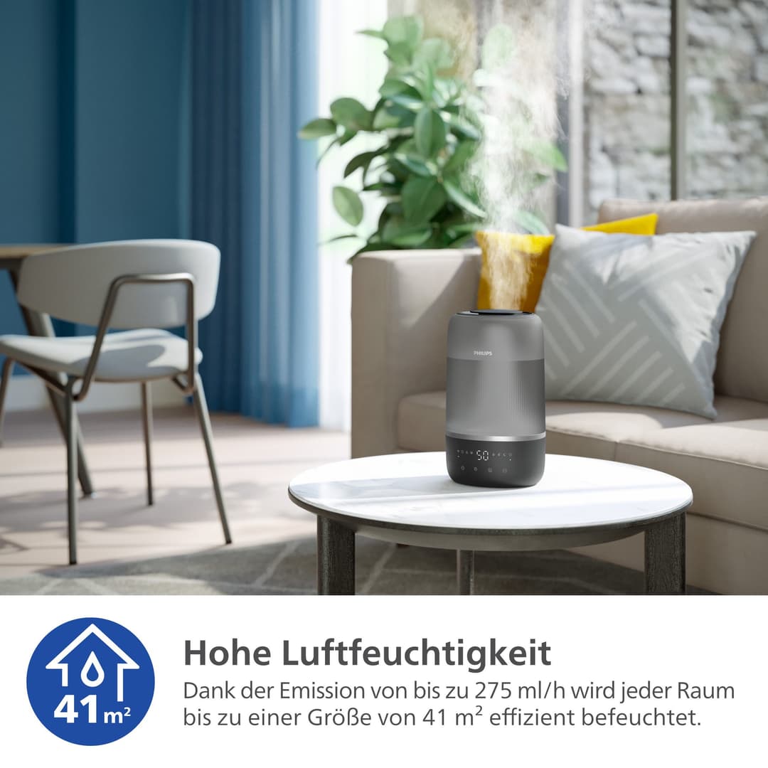 Philips Luftbefeuchter HU1510 1000 Series | Grau