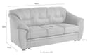 sit&more 3-Sitzer Safira | Grau 5