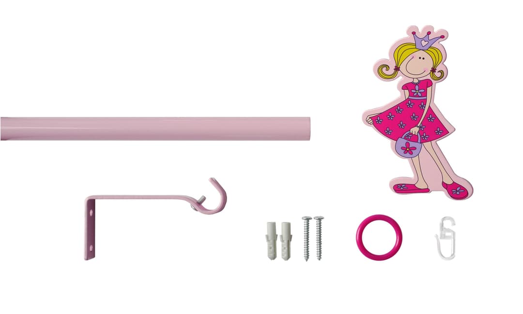 Good Life Gardinenstange Prinzessin | Rosa