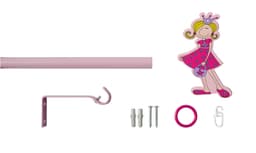 Good Life Gardinenstange Prinzessin | Rosa