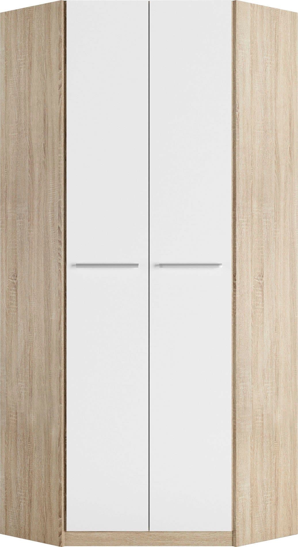 priess Eckkleiderschrank Barcelona | Holztöne