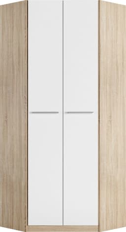 priess Eckkleiderschrank Barcelona | Holztöne