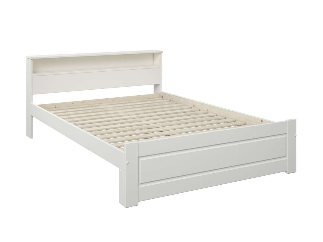 OTTO home Massivholzbett FLAVION | Weiß