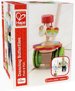 Hape Schiebestab Schmetterlinge | Mehrfarbig