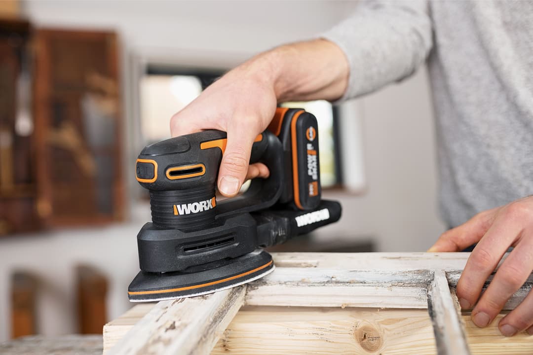 Worx Akku-Tellerschleifer WX822.9 | Schwarz