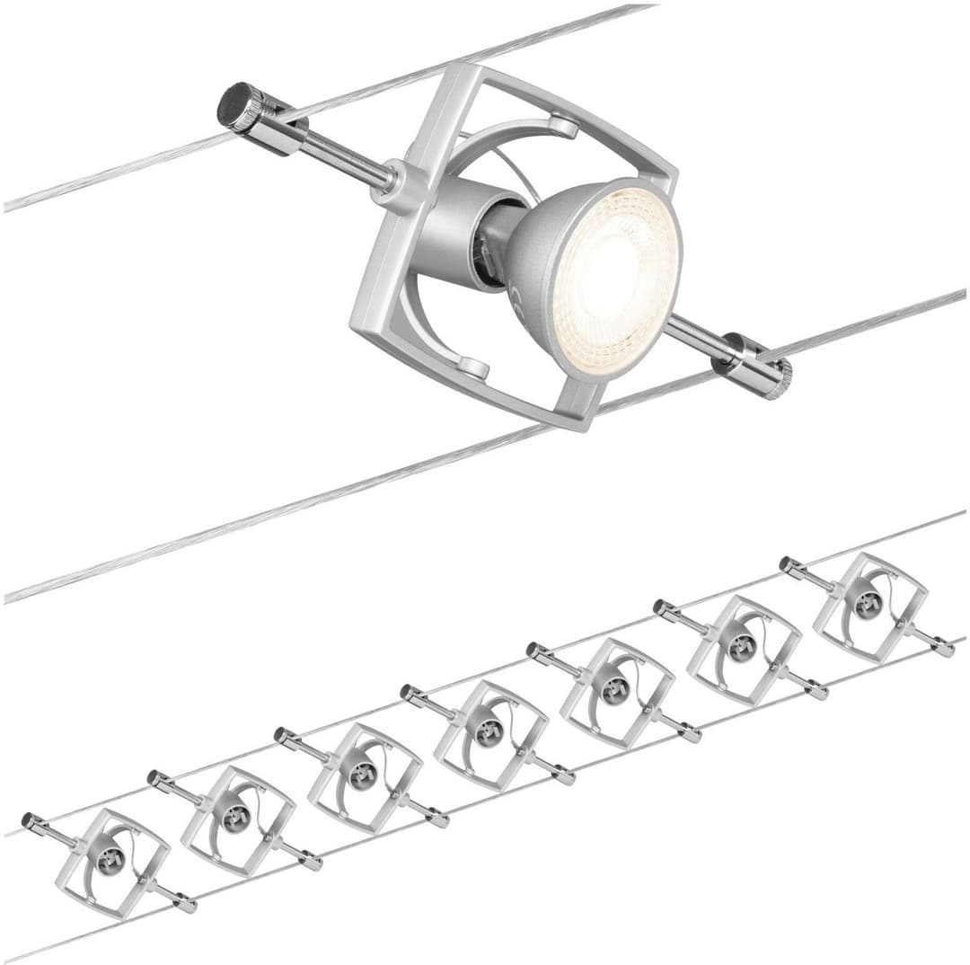 Paulmann LED Deckenleuchte Mac II | Silber