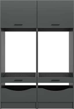 welltime Mehrzweckschrank-Set FALAS | Grau
