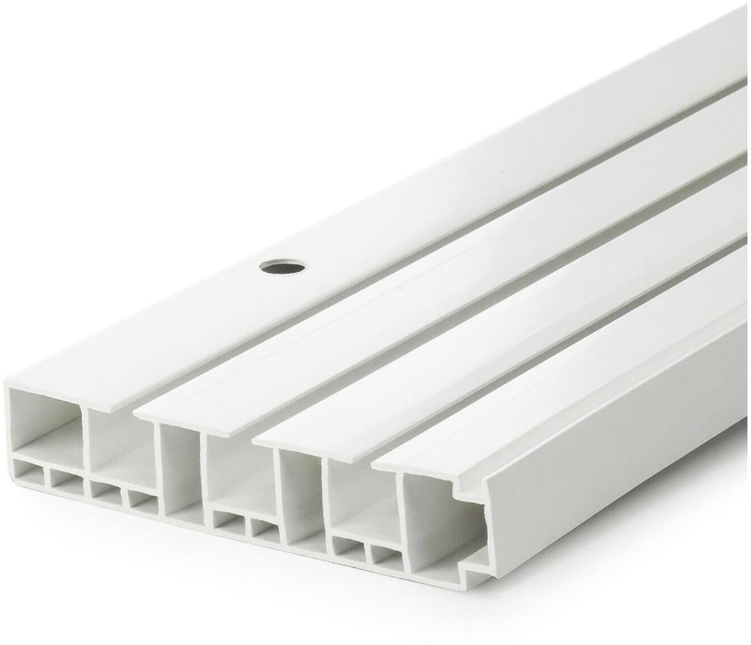 SN DECO GROUP Gardinenschiene Vorhangschiene SH (3) | Weiß