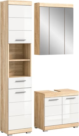 welltime Badmöbel-Set Siena | Holztöne