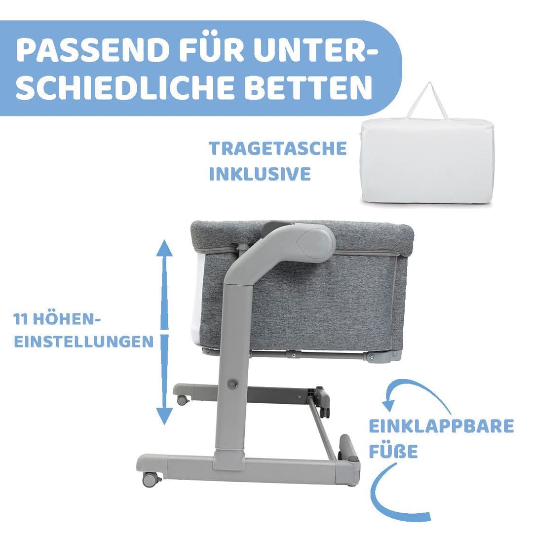 Chicco Beistellbett Next2Me Magic Evo | Grau