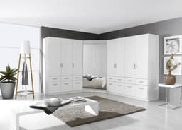 rauch Eckkleiderschrank CELLE | Weiß