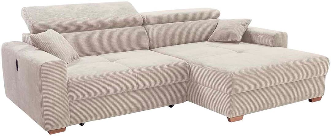 Jockenhöfer Gruppe Ecksofa Slider L-Form | Grau