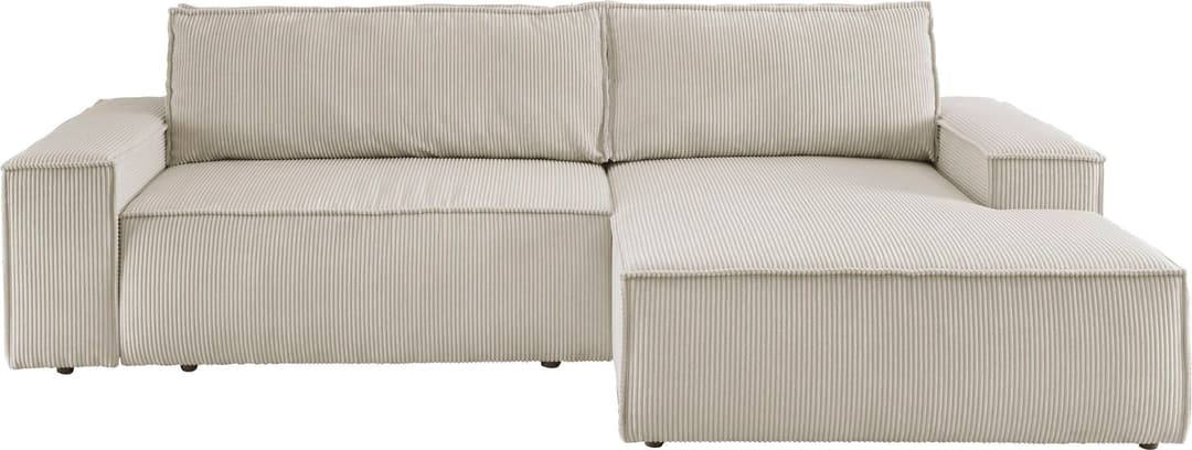 Home affaire Ecksofa SHERWOOD L-Form | Beige