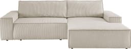Home affaire Ecksofa SHERWOOD L-Form | Beige