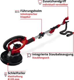 Einhell Trockenbauschleifer TP-DW 18/225 Li - Solo | Mehrfarbig