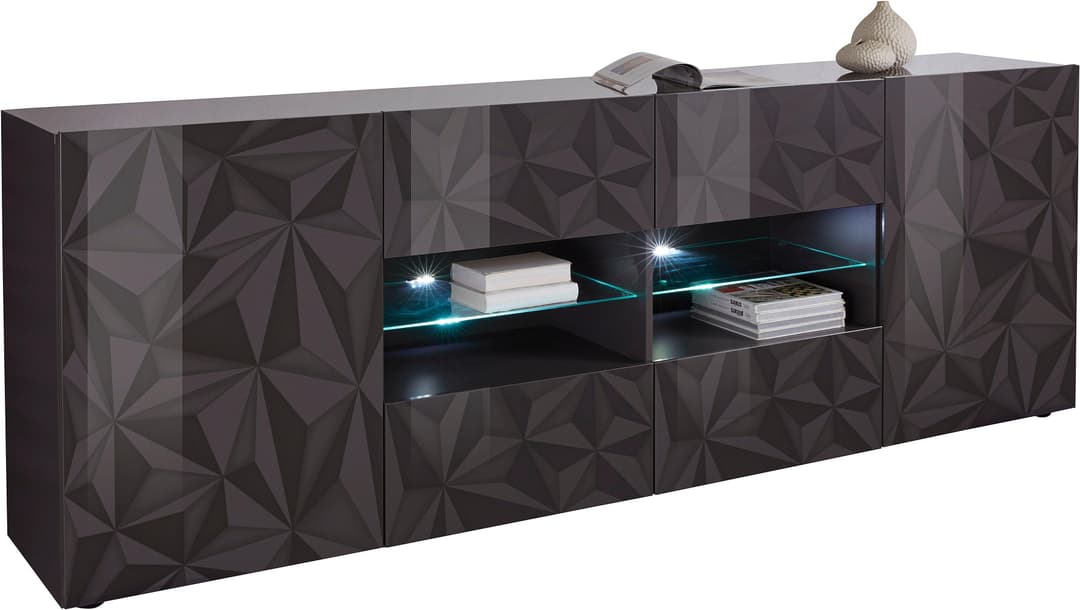 Home affaire Sideboard Prisma | Schwarz