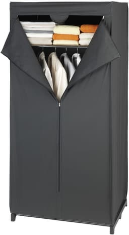 WENKO Stoffschrank Deep Black | Schwarz