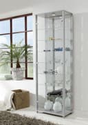 fif möbel Vitrine OPTIMA | Silber 2