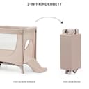 Kinderkraft Baby-Reisebett JOY 2 | Beige 2