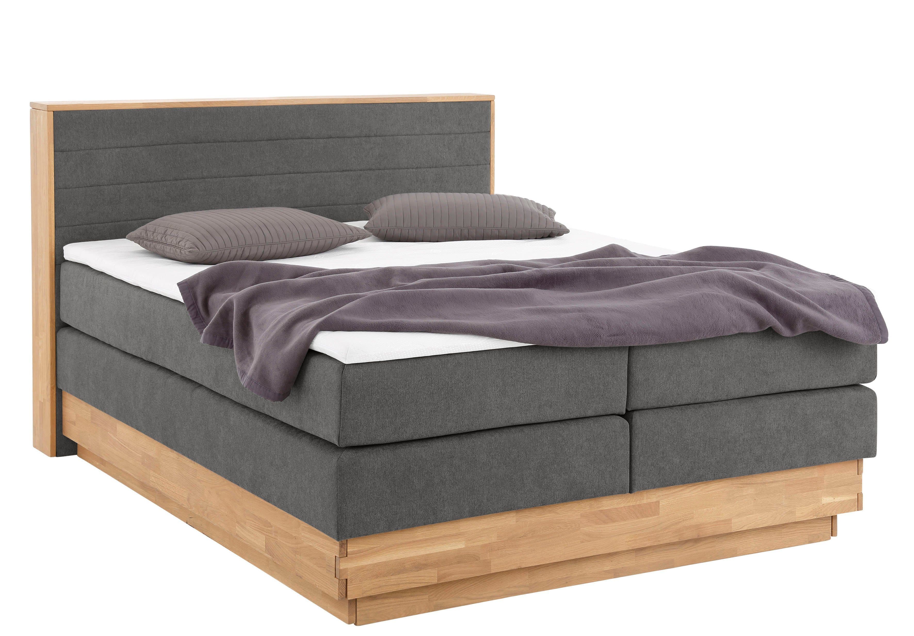 Home affaire Boxspringbett Cavan | Grau