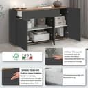 OTTO home Sideboard Garda | Mehrfarbig 3