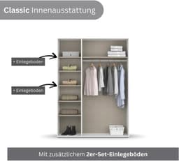 rauch VOYAGER Kleiderschrank | Grau