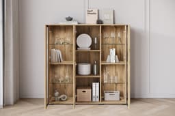 Home affaire Highboard Caro | Holztöne
