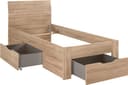 rauch Bett Einzelbett Doppelbett Stauraum FLEXX | Holztöne 3
