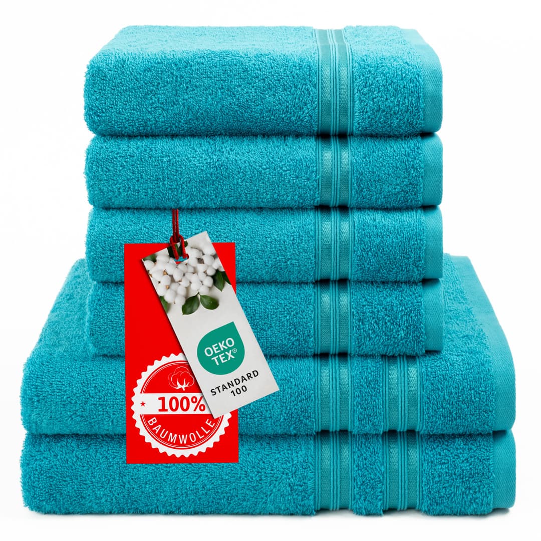 HAMMETEX Handtuch Set | Türkis