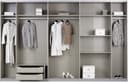 rauch Schwebetürenschrank Kleiderschrank DOBENE | Weiß 3
