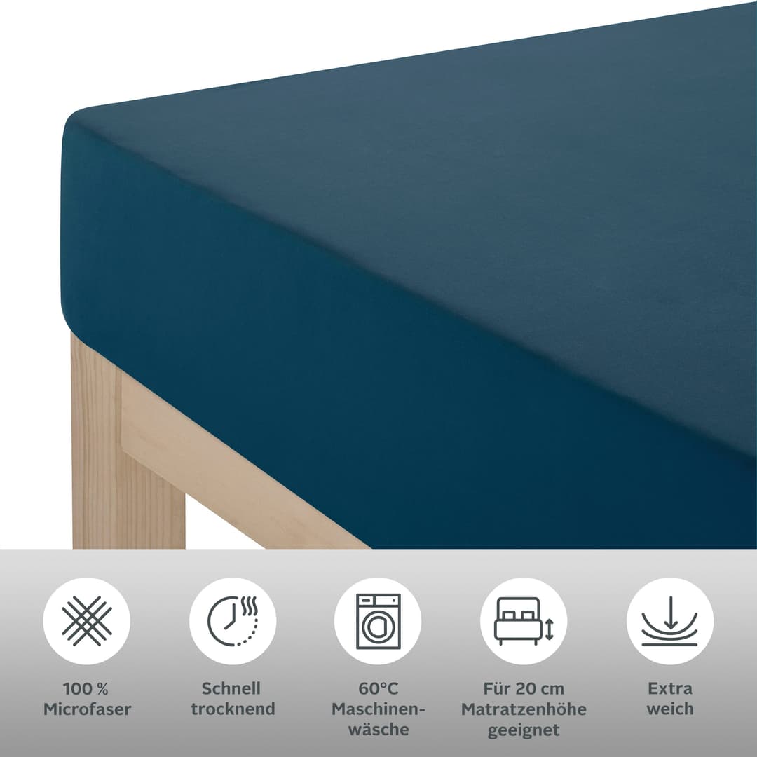OTTO home Bettlaken Desner | Blau