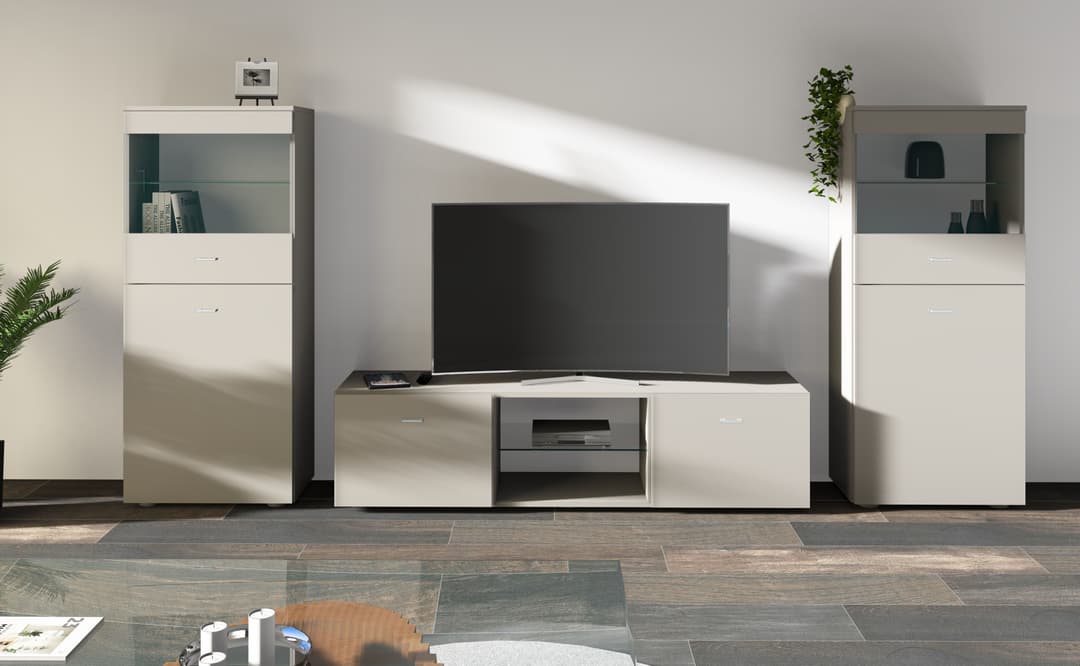 borchardt Möbel Wohnwand Scala | Beige