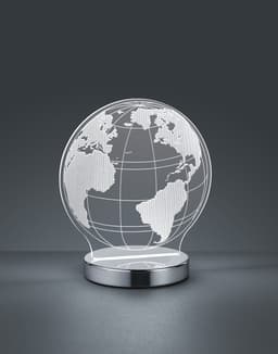 Reality Leuchten LED Tischleuchte Globe | Silber
