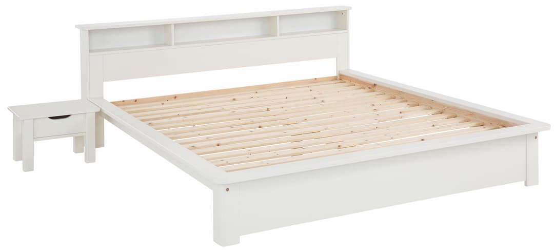 OTTO home Massivholzbett KERO | Weiß